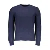 North Sails Blue Cotton Men Sweater In Blue