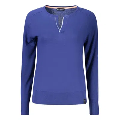 North Sails Blue Cotton Sweatshirt In Purple