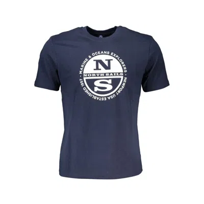 North Sails Blue Cotton T-shirt