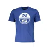 North Sails Blue Cotton T-shirt