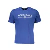 North Sails Blue Cotton T-shirt