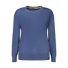 North Sails Blue Cotton Women Sweater