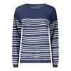 North Sails Blue Cotton Women Sweater In Blue