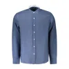 North Sails Blue Linen Men Shirt