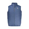 North Sails Blue Polyamide Men Jacket In Blue