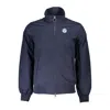 North Sails Blue Polyamide Men Jacket In Blue