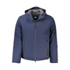 North Sails Blue Polyester Jacket In Blue