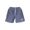 North Sails Blue Polyester Swimwear In Blue