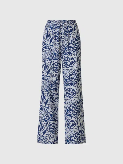 North Sails Blue Woman Muslin Trousers In Other