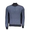 North Sails Blue Wool Sweater In Blue