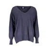 North Sails Blue Wool Sweater In Blue