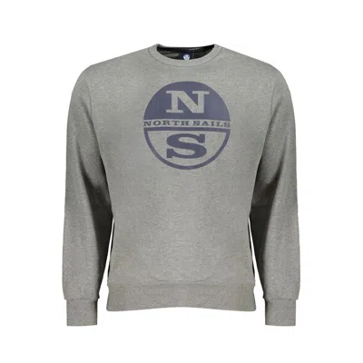 North Sails Brown Cotton Men Men's Sweater In Gray