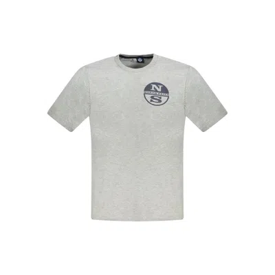 North Sails Brown Cotton Men T-shirt