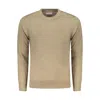 North Sails Beige Polyamide Men Sweater In Brown