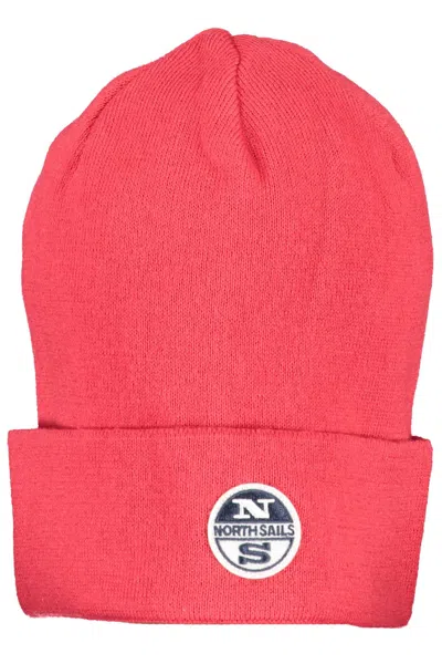 North Sails Chic Cotton Cap With Signature Men's Logo In Red