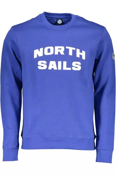 North Sails Chic Round Neck Pullover Men's Sweater In Blue