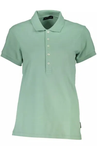 North Sails Chic Short-sleeved Polo Women's Shirt In Green