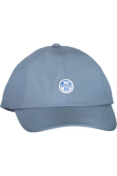 North Sails Chic Visor Cap With Logo Men's Accent In Blue