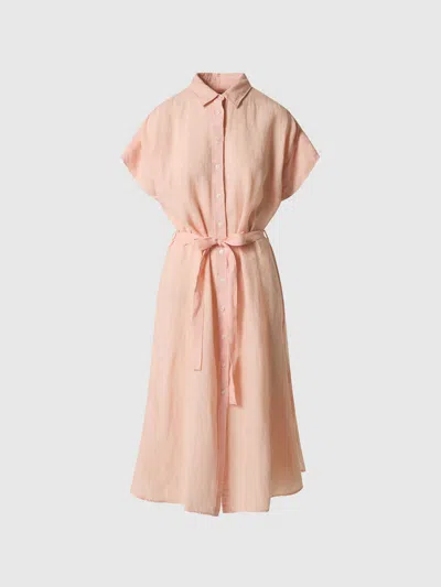 North Sails Coral Woman Linen Dress In Other