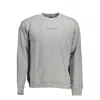 North Sails Gray Cotton Men Sweater In Gray