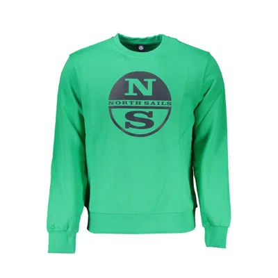 North Sails Cotton Men Men's Sweater In Green
