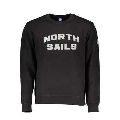 North Sails Cotton Men Men's Sweatshirt In Black