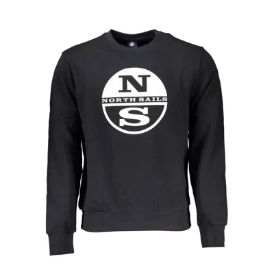 North Sails Cotton Men's Men's Sweatshirt In Black