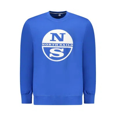 North Sails Logo-print Sweater In Blue