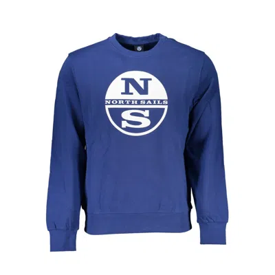 North Sails Cotton Men's Men's Sweatshirt In Blue