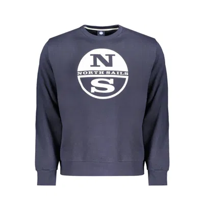 North Sails Cotton Men Men's Sweatshirt In Blue