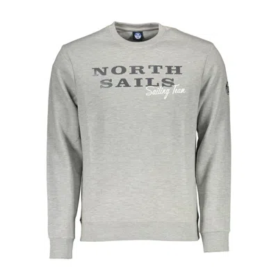 North Sails Cotton Men Men's Sweatshirt In Gray