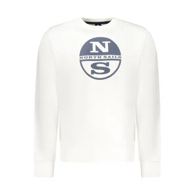 North Sails Logo-print Sweatshirt In White