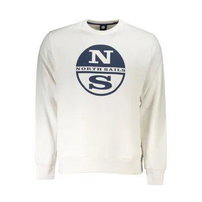 North Sails Cotton Men Men's Sweatshirt In White