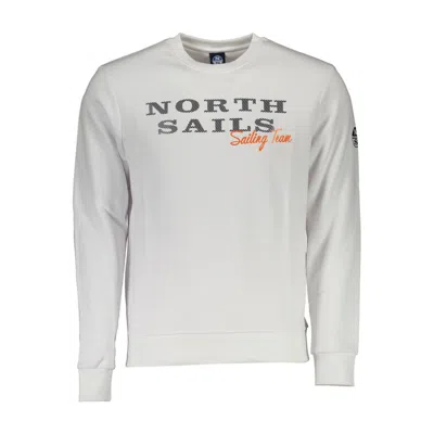 North Sails Cotton Men Men's Sweatshirt In White