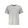 North Sails Gray Cotton T-shirt In Gray