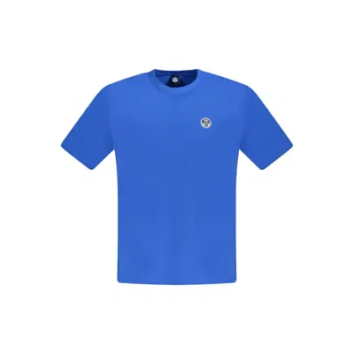 North Sails Cotton Men Men's T-shirt In Blue