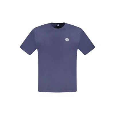 North Sails Cotton Men Men's T-shirt In Blue