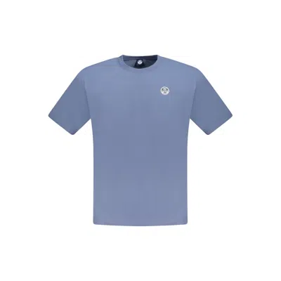 North Sails Cotton Men Men's T-shirt In Blue