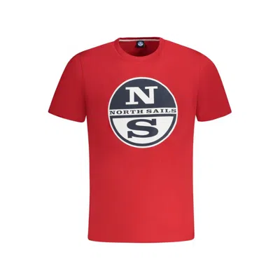 North Sails Cotton Men Men's T-shirt In Red