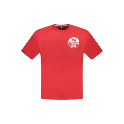 North Sails Cotton Men Men's T-shirt In Red