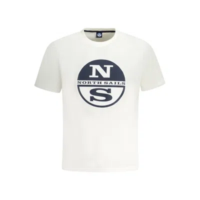 North Sails Cotton Men Men's T-shirt In White
