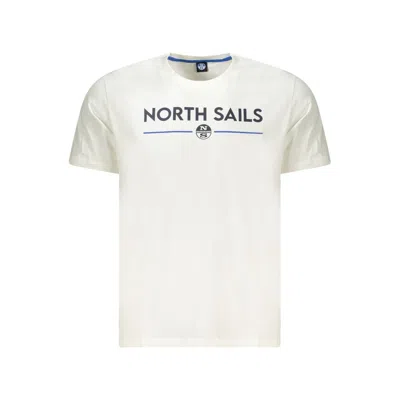 North Sails Cotton Men Men's T-shirt In White