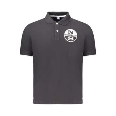 North Sails Cotton Men Polo Men's Shirt In Gray