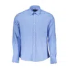 North Sails Light Blue Cotton Men Shirt In Blue