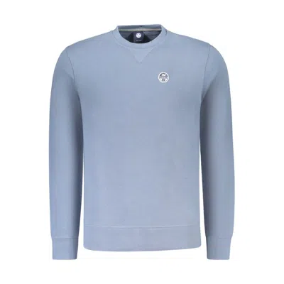 North Sails Cotton Men's Sweatshirt In Blue