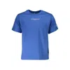 North Sails Blue Cotton Men T-shirt In Blue