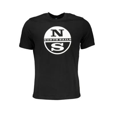 North Sails Cotton Men's T-shirt In Black