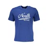 North Sails Blue Cotton T-shirt In Blue