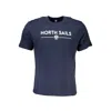 North Sails Blue Cotton T-shirt In Blue