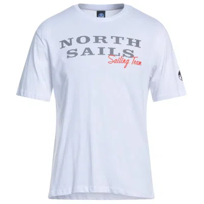 North Sails Cotton Men's T-shirt In White